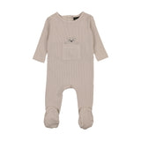 Peekaboo Ribbed Bear Stretchie