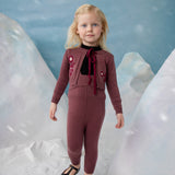 Baby Set with Embroidered Flowers