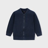 Knit Zipper Cardigan