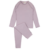 Girls Bamboo Ribbed Loungewear Set