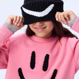 Pink Mike Smiley Sweatshirt