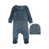 Royal Blue Stay Cozy Footie