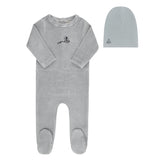 Boys Velour Stripe Collection Footie