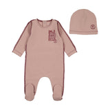 Tea Rose Little Imprint Footie & Beanie