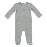 Blue Rocking Horse Romper