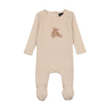 Cream Cuddle Teddy Stretchie