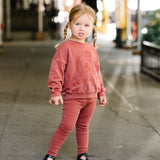 Emblem Sweatshirt Set