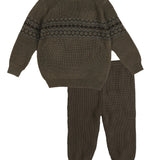 Intarsia Knit Baby Set