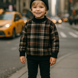 Winter Plaid Unisex Baby Set