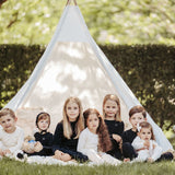 Cream Stitched Heart Pajama