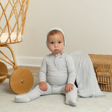 Boys Dainty Rope Pointelle Footie & Bonnet