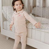 Girls Velour Stripe Collection Pajamas