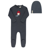 Navy Autumn Kids Collection Footie