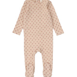 Dusty Pink Ballard Print Footie