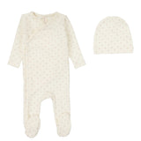 Girls Diamond Dot Footie Set