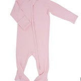 Zipper Ribbed Footie Girls