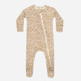 Bamboo Zip Harvest Floral Footie
