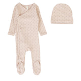 Girls Diamond Dot Footie Set
