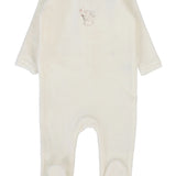 Girls Velour Forest Graphic Footie