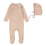 Dusty Pink Ballard Print Footie