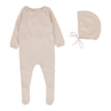Petal Dotty Knit Layette Set