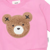 Fuschia Furry Huxbear Sweatsuit