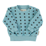 Blue Sweatshirt with Black Stars