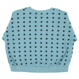 Blue Sweatshirt with Black Stars