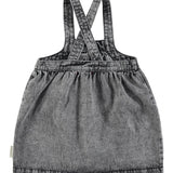 Faded Black Denim Dress