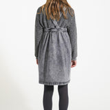 Faded Black Denim Dress