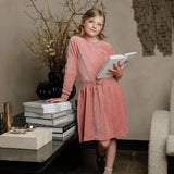 Velour Plaid Bear Collection Dress