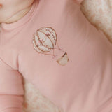 Girls French Terry Hot Air Balloon Footie