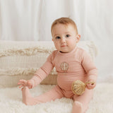 Girls French Terry Hot Air Balloon Footie