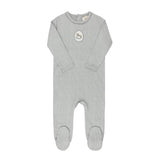 Blue Rocking Horse Footie