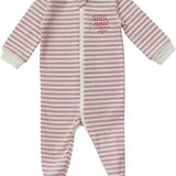 Coco Blanc Pink Stripe PJ Footie