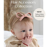 Adora Mini Velvet Bow Headband
