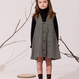 Pleat Houndstooth Jumper