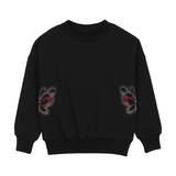 Velour Butterfly Sweatshirt