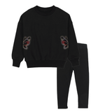 Velour Butterfly Baby Set