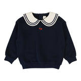 Bon Voyage Embroidered Cherry Sweatshirt