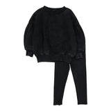 Emblem Sweatshirt Set