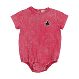 Hot Pink Patch Romper