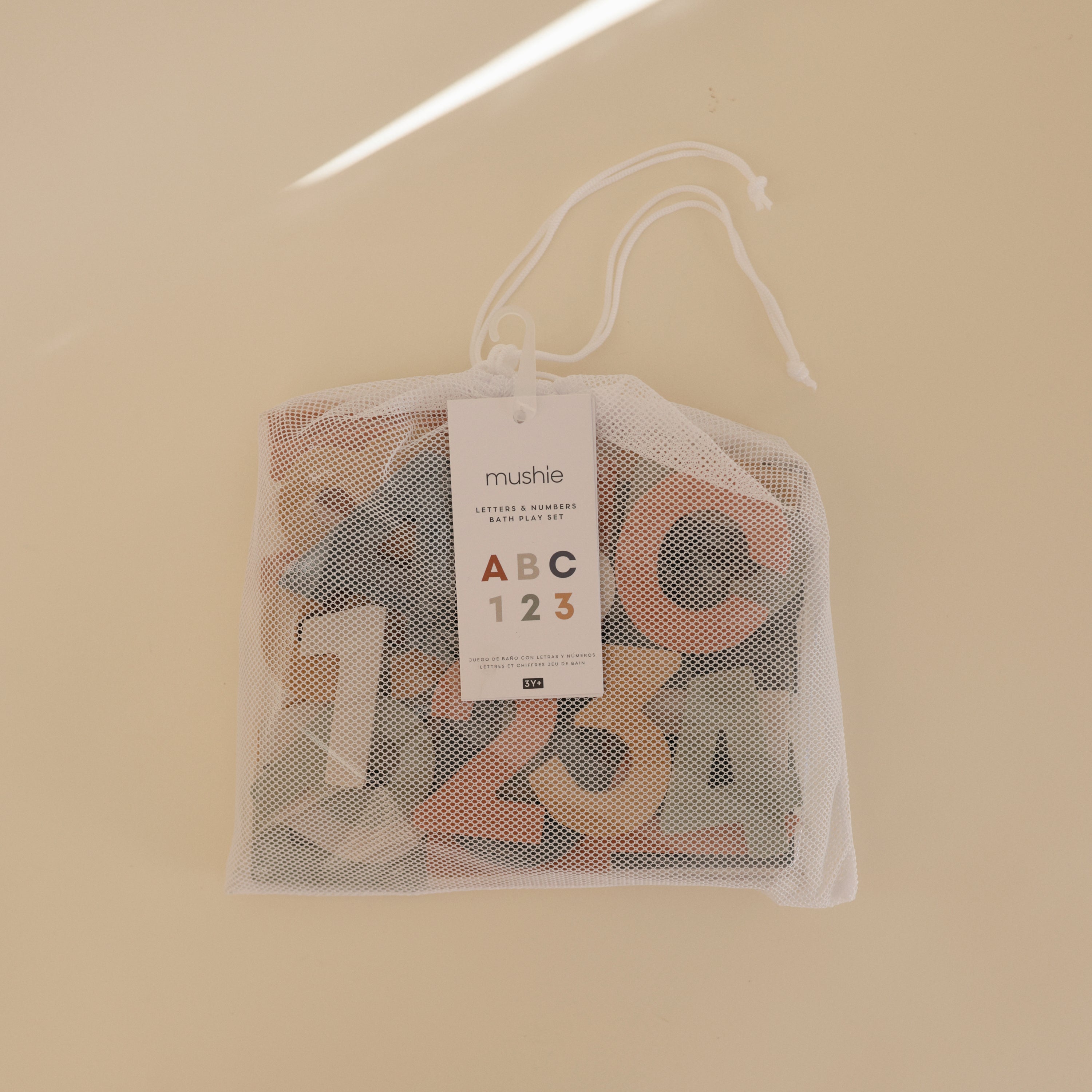 Letters & Numbers Bath Play Set in mesh bag