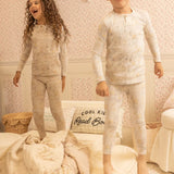 Boys Dollhouse Print Footie