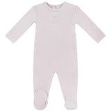 Pink Petit Ours Footie & Hat Set