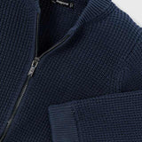 Knit Zipper Cardigan