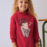 Hooded French Girl Sweater Dress