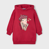 Hooded French Girl Sweater Dress