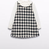 Plaid Tweed Dress
