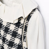 Plaid Tweed Dress